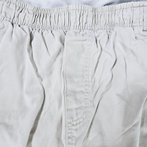 Basic Editions Boys Shorts Beige 14/16 100% Cotton Cargo Pockets Elastic Waist - Picture 8 of 13